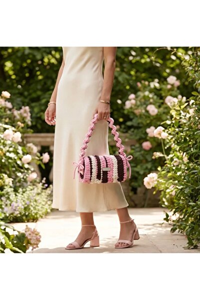 Kumsal Allure Strawberry Chocolate Shoulder Bag
