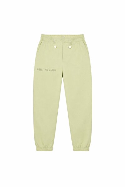nk kids Nk girl's elastic waist adjustable drawstring pants 8-14 years green