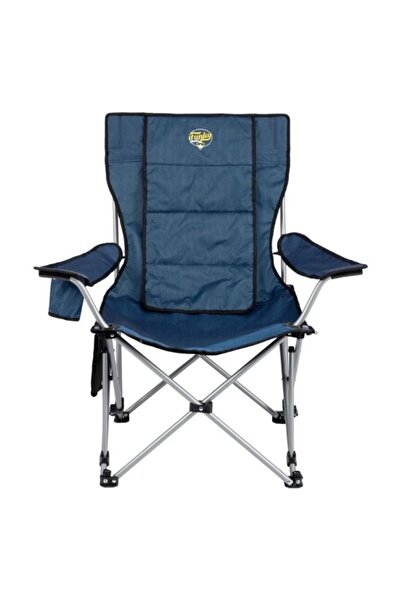 Funky Chairs Lazy 4 Katlanabilir Kamp ve Plaj Sandalyesi – Ayak Uzatmalı, 3 Kademeli Şezlong, Yastıklı, Bardaklıklı, Fileli Filesiz Kullanım İmkanı
