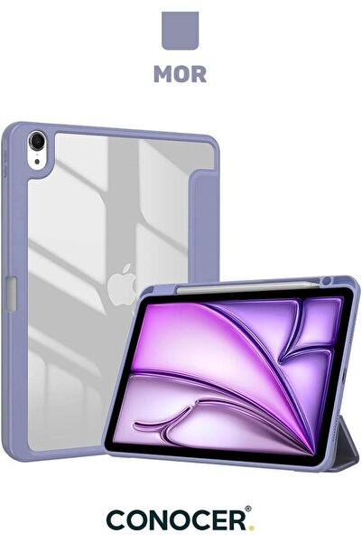 CONOCER iPad 11 A16 2025 10. Nesil 10.9 Tablet Kılıfı Kalem Bölmeli, Uyku Mod...