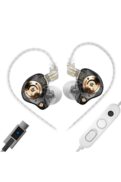 Choice EDZ Black EQTYPE-C KZ EDZ HIFI In Ear Earphones Dynamic Driver Stereo ...