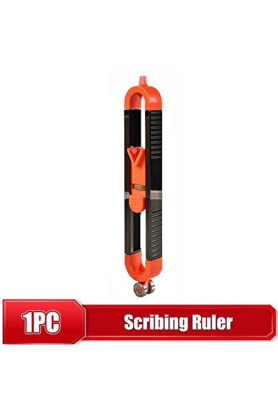 Choice Orange Profile Scribing Ruler Irregular Contour Gauge With Lock Adjust...