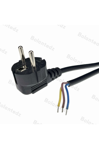 Choice Bolantedz 1.5M EU Plug Power Cable 16A European Standard Bare Tail Sem...
