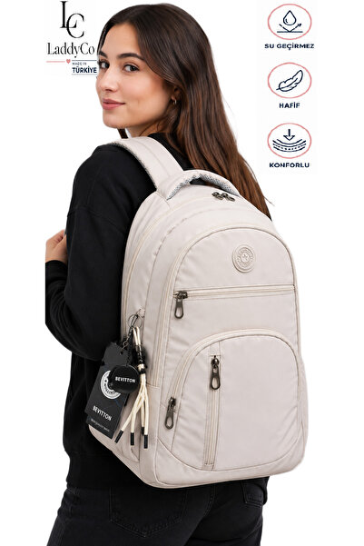 Bevitton Multi-Compartment School Bag 1710 Water Resistant Daily School Backp...
