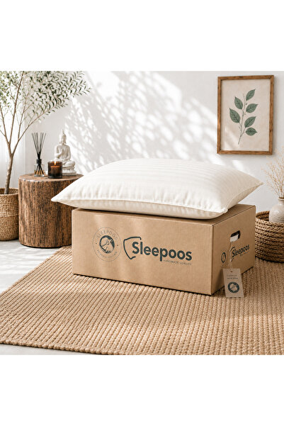 Sleepoos %100 Organik Pamuk Yastık 50x70 Standart Boy