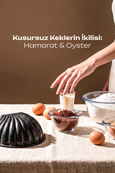 Perotti Oyster Pro Black İstridye Özel Tasarım Döküm Kek Kalıbı