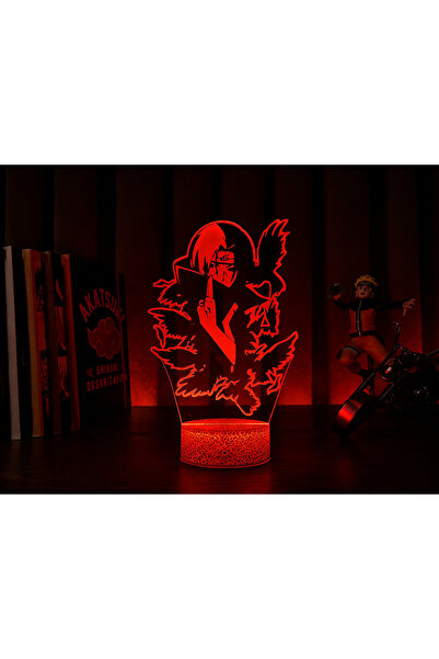 PETRADESIGN Naruto Masa Lambası, Itachi Uchiha Gece Lambası, Anime Lamba