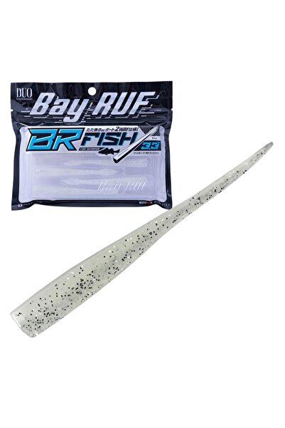 Duo Bay Ruf BR Fish 3.3 Silikon Kuyruk 8.3 cm S047 Shirasu Pearl (7 Adet)
