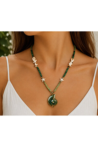 Generic Brand Natural Stone Detailed Design NECKLACE