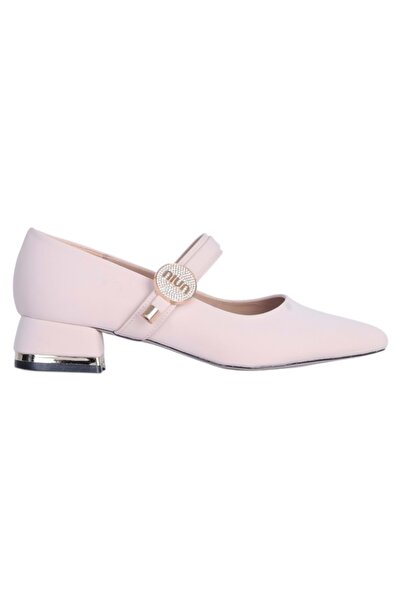 Scarletta 01254 Black-Cream Women's Heeled Shoes