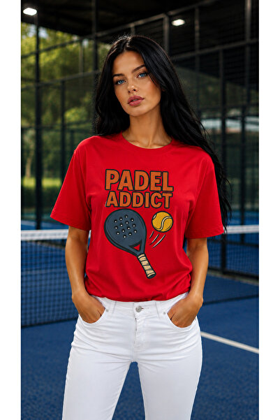 VODEXA Unisex Oversize Tennis Printed T-Shirt 100% Cotton Tennis Themed Comfo...