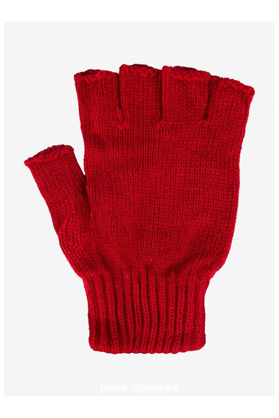 PIECE SIGNATURE Fashion, Winter Autumn Knitted Gloves, Warm Fingerless Gloves...