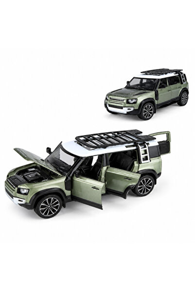 Toysea 1:24 Scale Land Rover Defender Diecast Model Car with Lights, Sound & ...