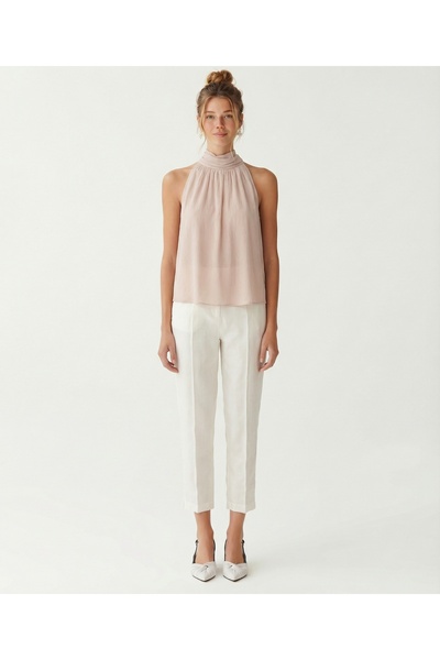 Yargıcı Regular Half Turtleneck Sleeveless Blouse
