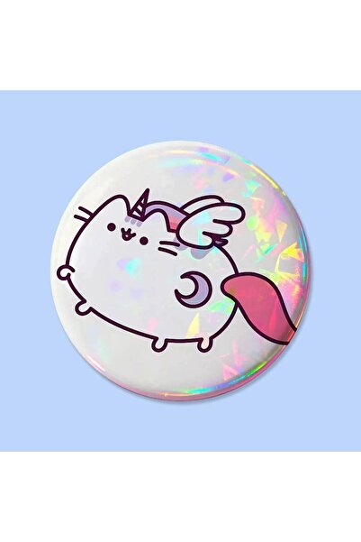 Choice22 bilibili z2 25x25mm Cute P-PusheenS Badges Button Round Creative Pin...