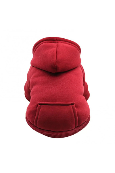 Choice32 XXL Wine Red Winter Dog Hoodies Sweatshirt Jacket for Small and Medi...