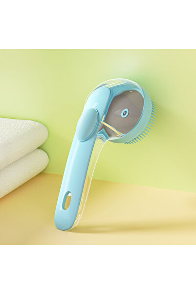 Choice Blue Pet Bath Brush for Small Dogs & Cats: Specialized Dog Washing Too...