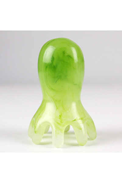 Choice5 green Octopus Massage Comb Resin Head Meridian Scraping Scalp Massage...