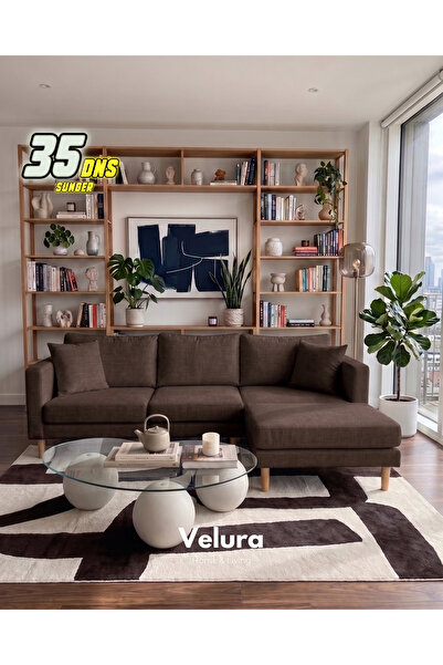 Velura Home & Living Armin Akıllı Köşe Koltuk Takımı & Modern Modüler Yataklı...