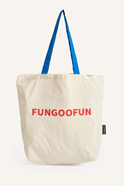 DeFacto Fungoofun X Defacto Muz Figured Charm and Foldable Cloth Handle Bag H...