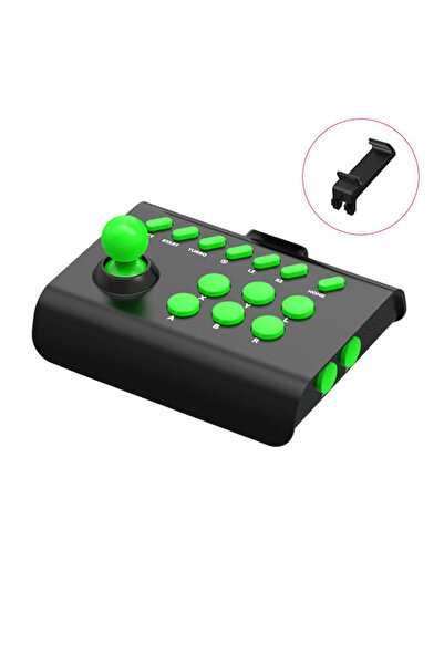 Choice greenblack Arcade Joystick Wireless Gaming Controller for PC/Android/i...
