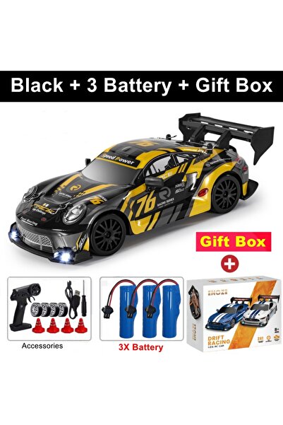 Choice سيارة GTRPRO السوداء 3B Box 4WD RC Drift Car التي تعمل بجهاز تحكم عن ب...