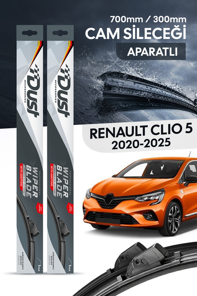 DUST Renault Clio 5 2020-2025 Uyumlu Silecek Takımı 700MM/300MM S9