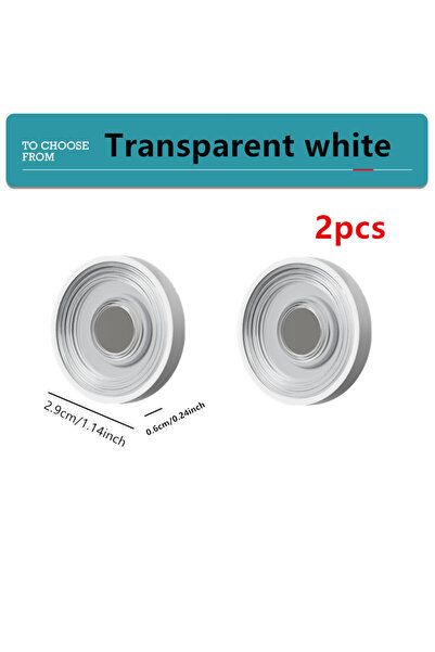 Choice currency white2pcs Remote Control Magnetic Hook Wall Mounted Strong Tr...