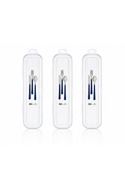 ARVALE Transparent Fork Spoon Knife Storage Box |   Portable Lockable Cutlery...