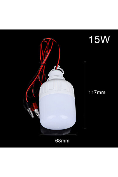 Choice 15W Led Bulb With 1.2m Clip Line 15w 9w 5w Daylight White Outdoor Tent...