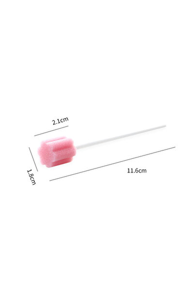 Choice 100pcs 100pcs Disposable Oral Care Sponge Swab Tooth Cleaning Mouth Sw...