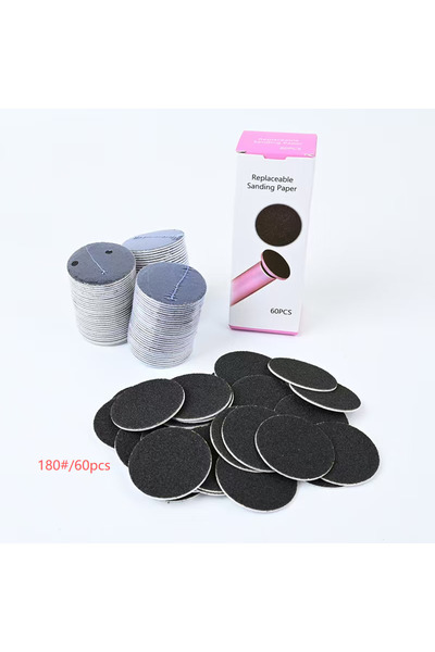 Choice1 A0384 - Smooth180 60pcs/Box Foot Dead Skin Sandpaper For Electric Nai...