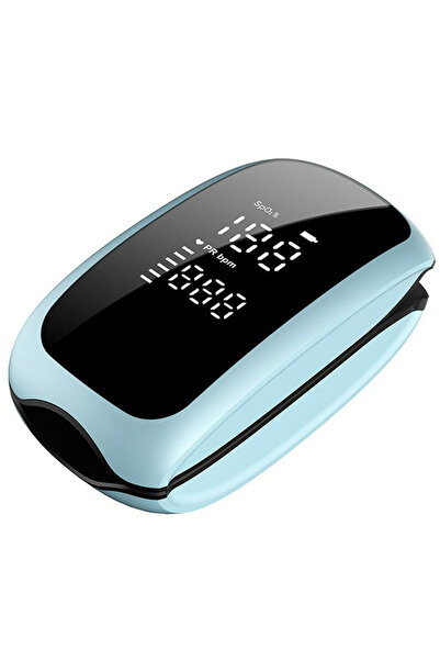 Choice Blue Rechargeable Medical Oximeter Strap Lanyard Fingertip Pulse Oxime...