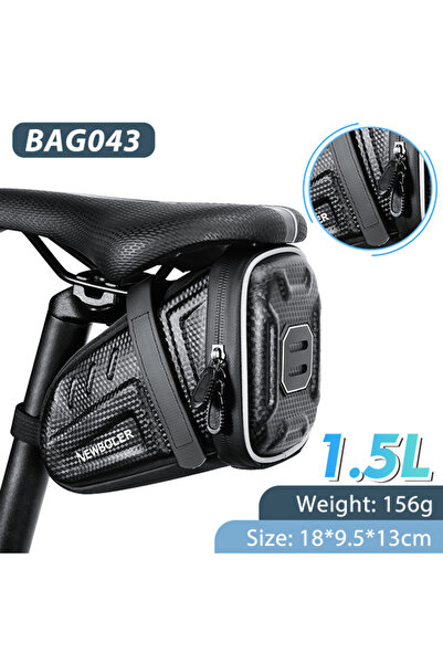 Choice BAG043-1.5L NEWBOLER Waterproof Bicycle Saddle Bag MTB Road Bike Saddl...