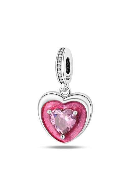 Choice8 PAC937 New 925 Silver Fashion Pink Princess Skirt Bag Lipstick Charms...