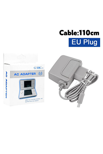 Choice EU PLUG NEW AC Power Supply Charger Adapter for NDS Lite Wall Home Tra...