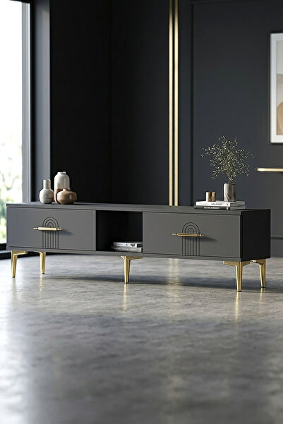 cnyr TSA1515A - İDATV150 TV STAND, TV SEHPASI ANTRASİT 150CM
