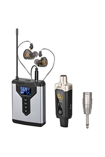 Choice DT1 Ear Monitor System UHF Wireless DT1/2/4 Transmitter and Receiver o...