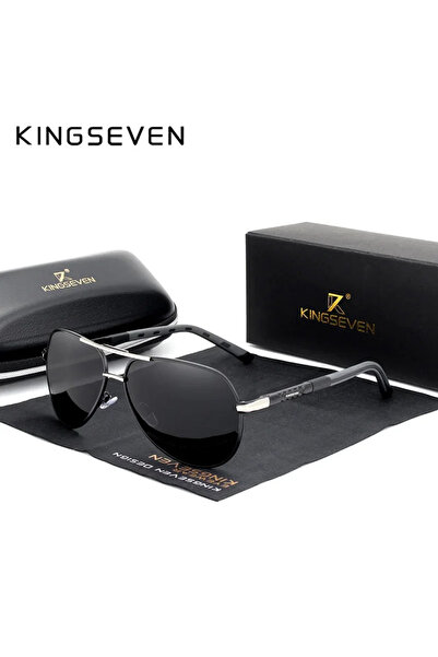 Choice BLACK GRAY KINGSEVEN Pilot Sunglasses For Men Women Driving Vacation E...