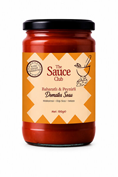The Sauce Club BAHARATLI PEYNİRLİ DOMATES SOSU 190GR*6