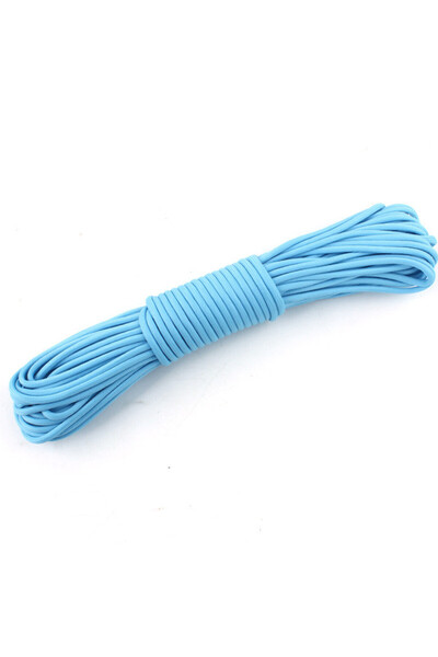 Choice 15M guang Blue Luminous Rope 9 Strands 4mm Paracord Nylon 550 Tent Cor...