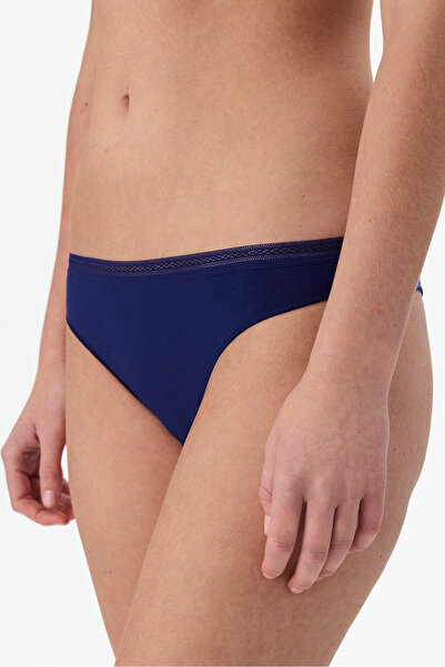 Penti Marineblaue Easy Cotton Brazilian Höschen