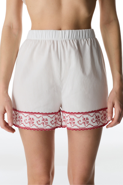 Penti Off-White Magnifique Shorts Pyjama-Hose