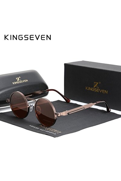 Choice1 Other BROWN KINGSEVEN High Quality Gothic Steampunk Sunglasses Polari...