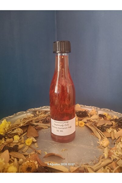 Yavuz El Yapımı Güneşte Bekletilmiş Içilebilir Kırmızı Kantaron Yağı 50 ml Ca...