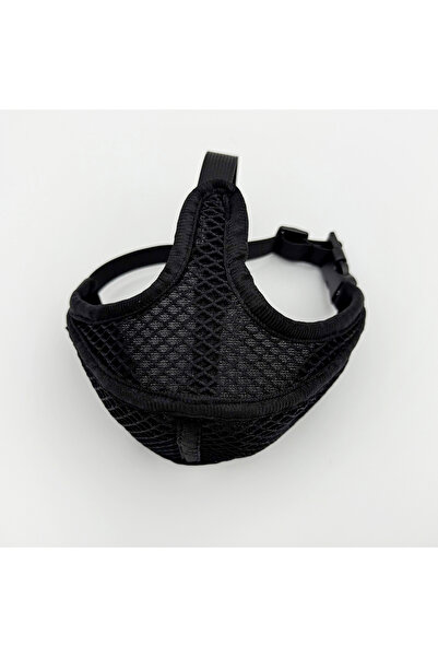Choice5 S black Short Nosed Dog Muzzle Net Fabric Breathable Adjustable Small...