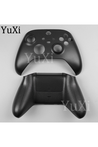 Choice مجموعة واحدة سوداء من غلاف علوي سفلي لجهاز Xbox Series X/S غطاء علوي س...