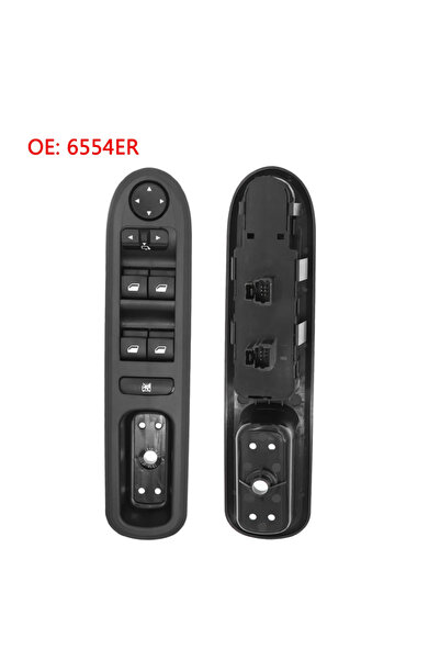 Choice5 مفتاح تحكم كهربائي لنافذة السيارة طراز 6554ER لسيارات بيجو 207 و307 و...