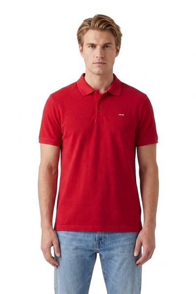 Levi's Men's Short Sleeve Polo Neck T-Shirt - Casual & Minimalist