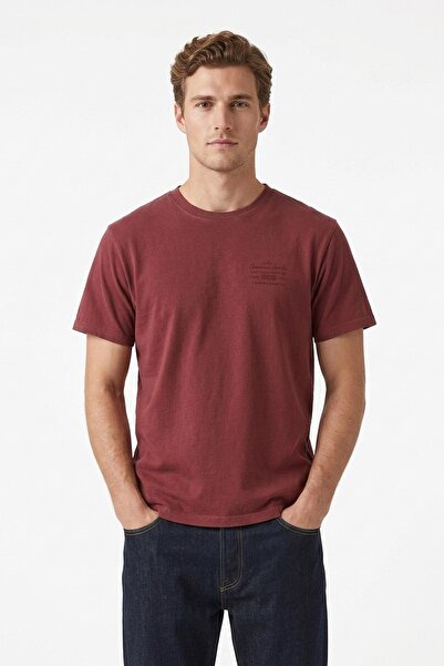 Levi's LEVIS RELAXED FIT MAJICA AMERICAN L Burgundy